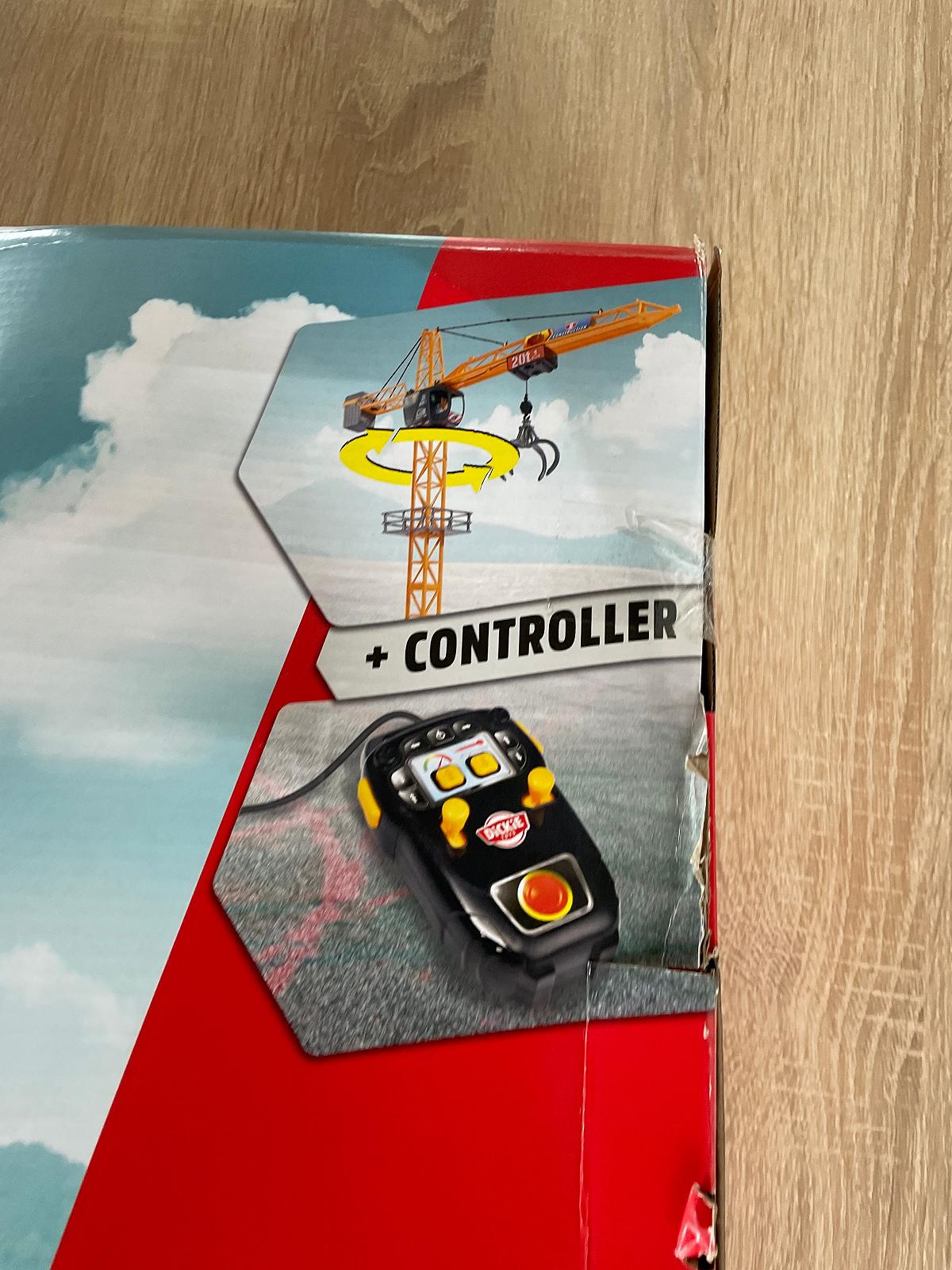 Будівельний підйомний кран на пульті DICKIE TOYS Giant Crane пошкоджений пульт, фото №3