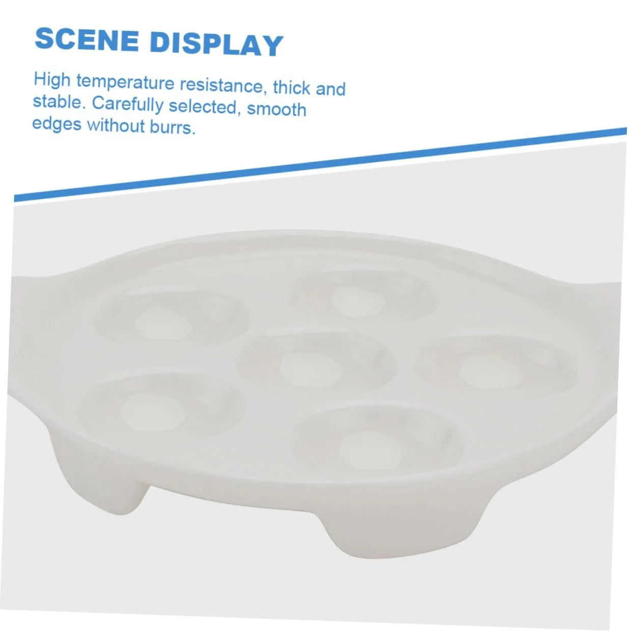 Форма для запекания улиток 2 шт. белая керамическая с отверстиями и ручками, фото №8