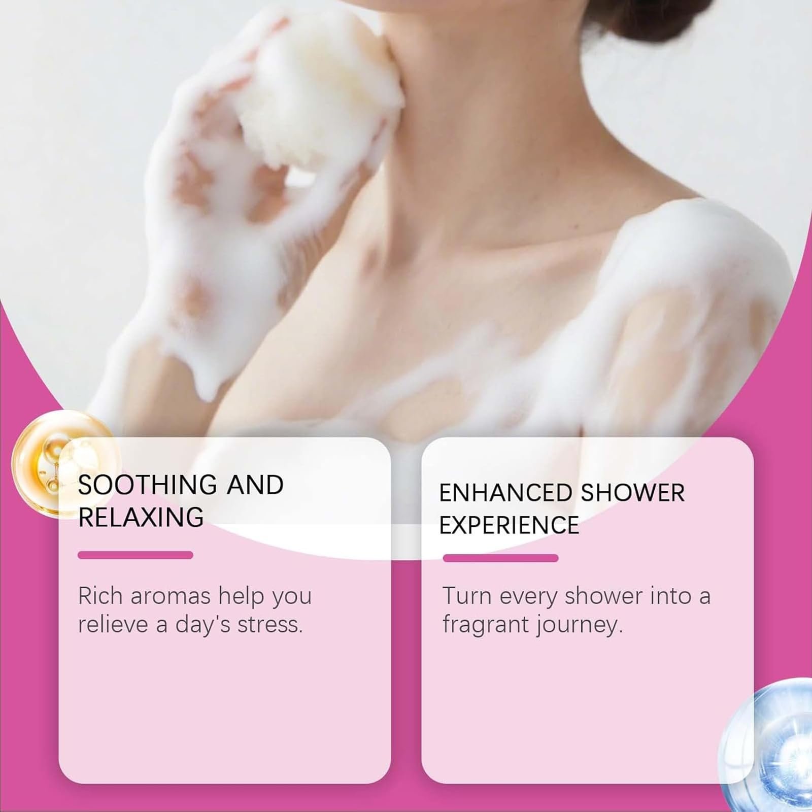 Гель для душу Rose Fragrance Aroma Hydrate Омолоджуючий Глибоке зволоження 500 г, фото №6