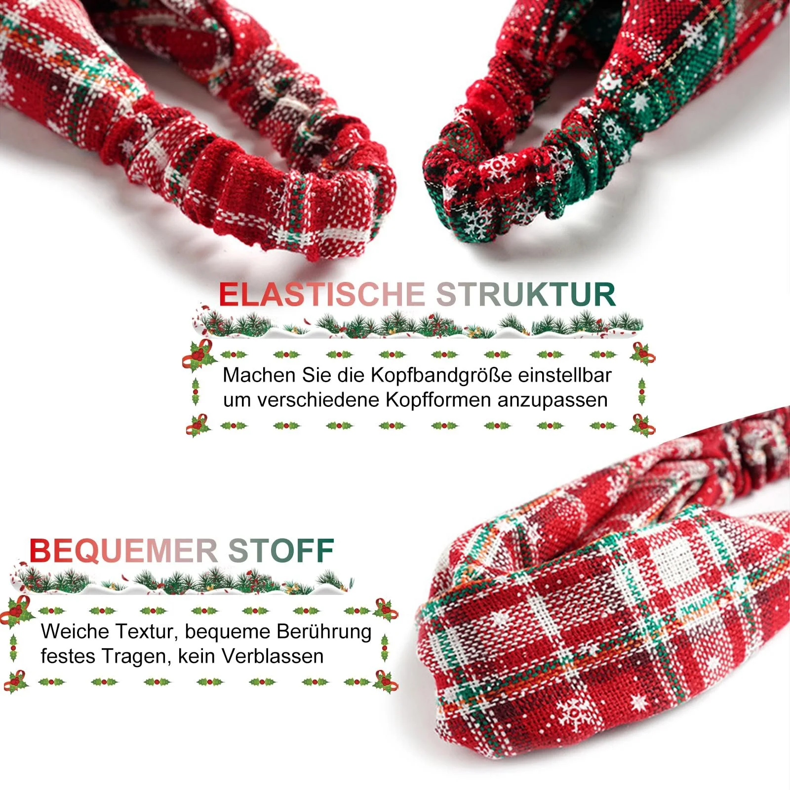 Жіночий Різдвяний Пов'язка для Волосся,, фото №2