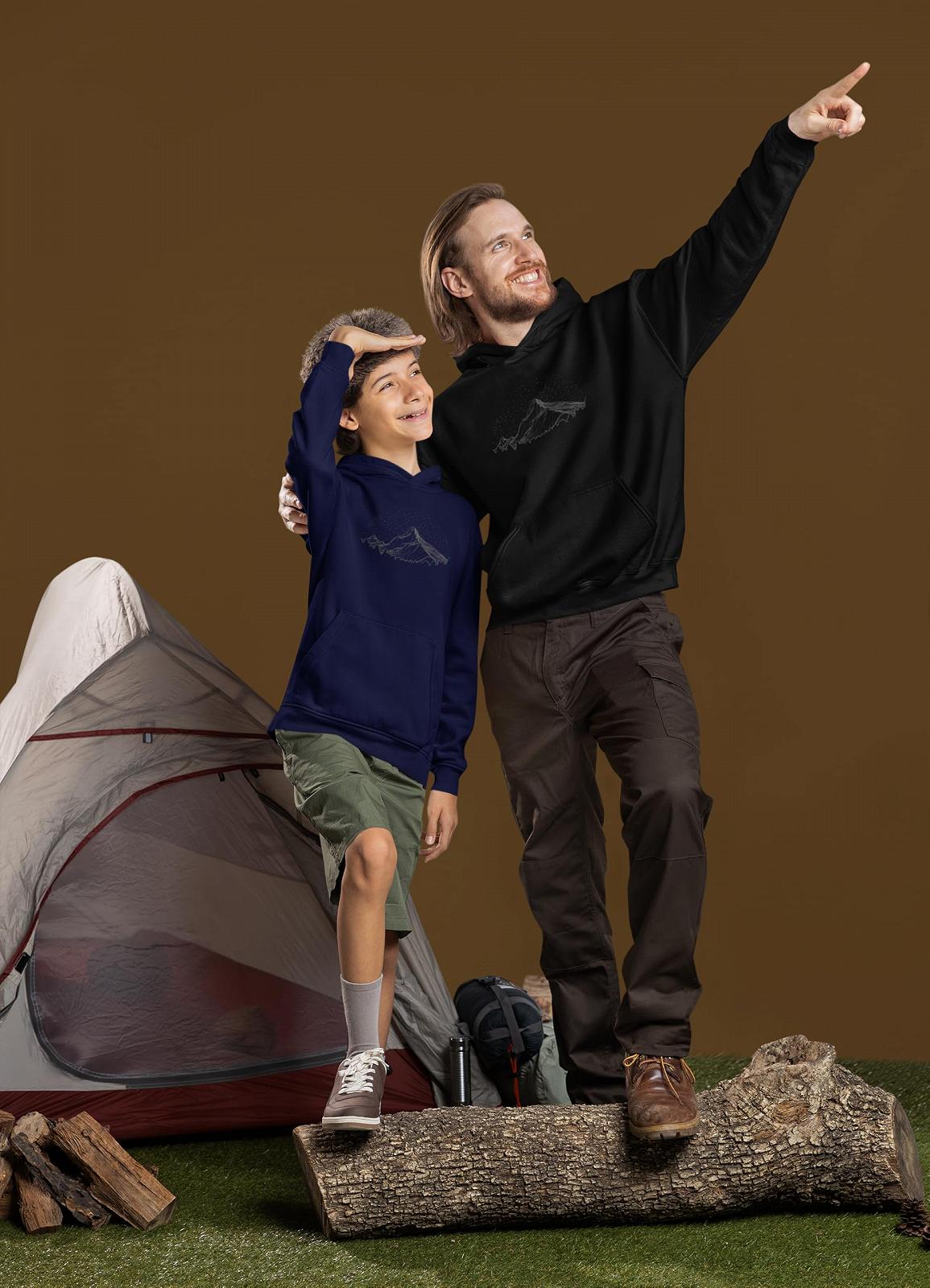 Джемпер Baddery Climbing для мальчиков: mountain sky - детская спортивная одежда для активного отдыха, фото №3