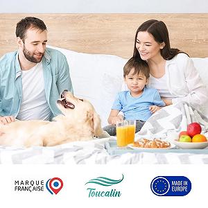 Наматрасник Водонепроницаемый махровый Luxury 100% Хлопок премиум качества комфорт OEKO-TEX® Гипоаллергенный дышащий изолятор для кровати для детей Антиклещевой 60x120см synthetic.ua - Фото 1