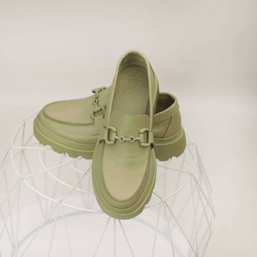 Туфлі Лофери жіночі шкіряні 4S 584059 Авокадо 36 38 40 41, фото №7 Туфлі Лофери жіночі шкіряні 4S 584059 Авокадо 36 38 40 41, фото №7