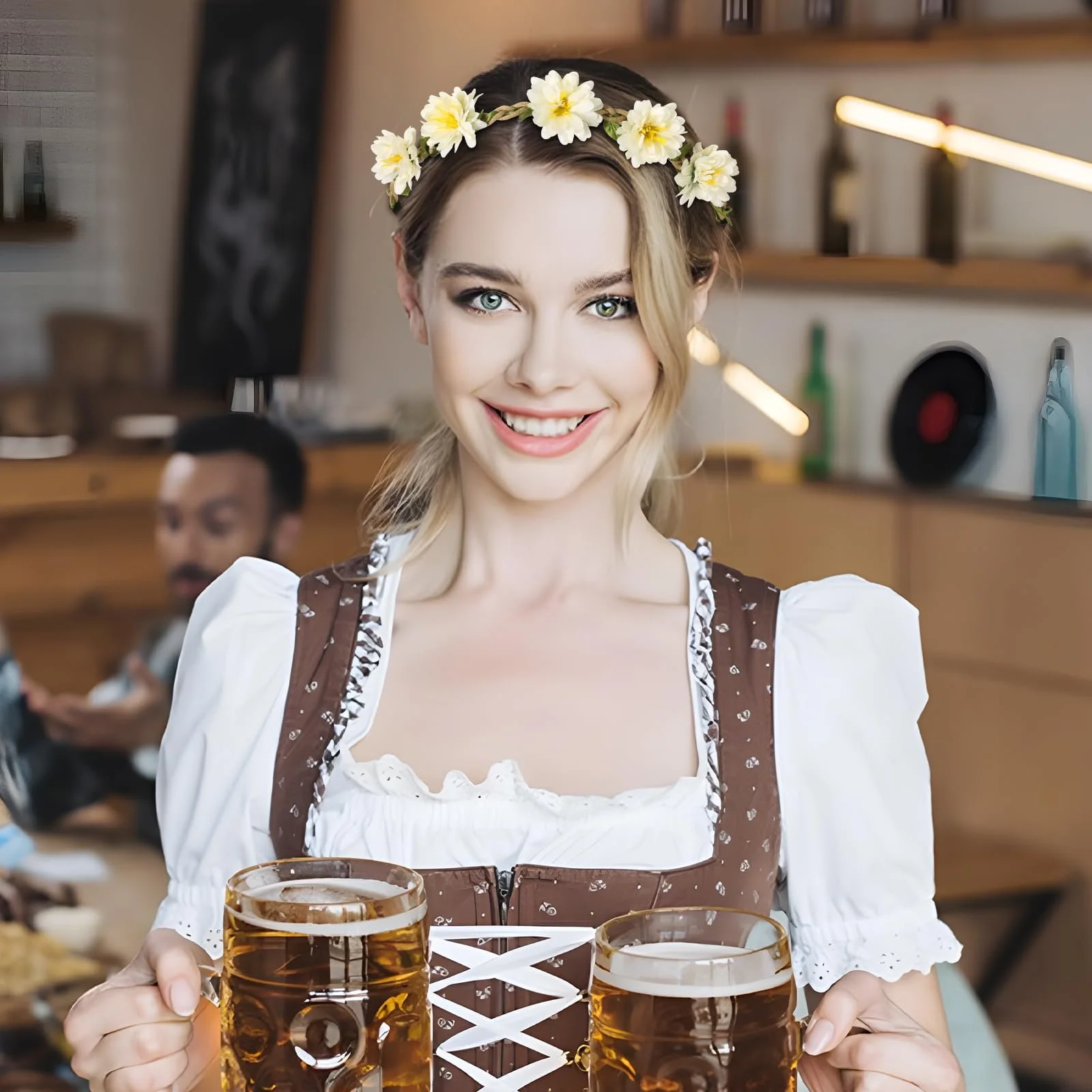 Вінок для волосся з квітами, фото №4 Вінок для волосся з квітами, фото №4