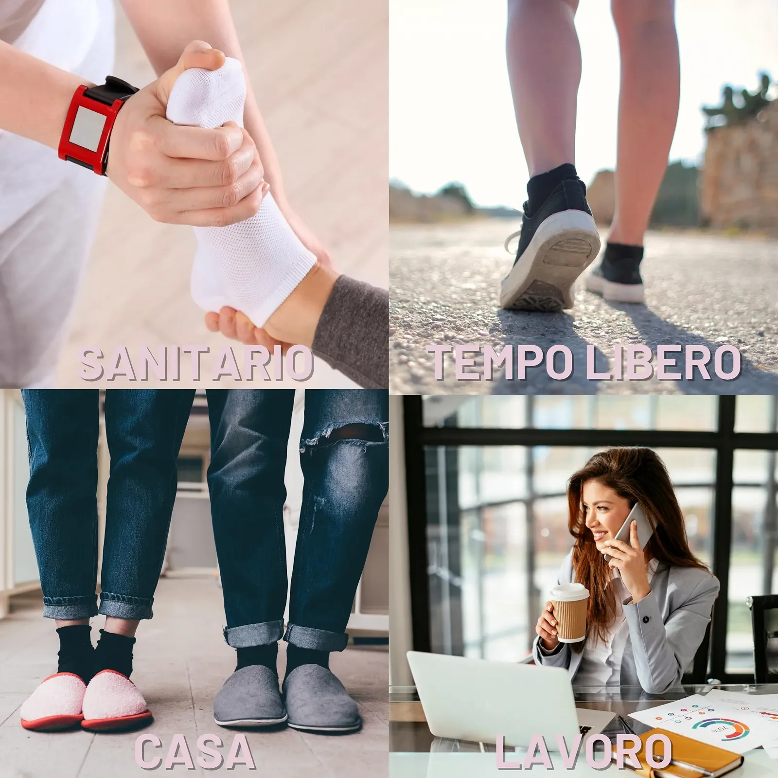 Женские носки LEON D'ORO Без резинки Теплые Хлопковые 3/6 пары Короткие носки Модные Сделано в Италии, фото №7