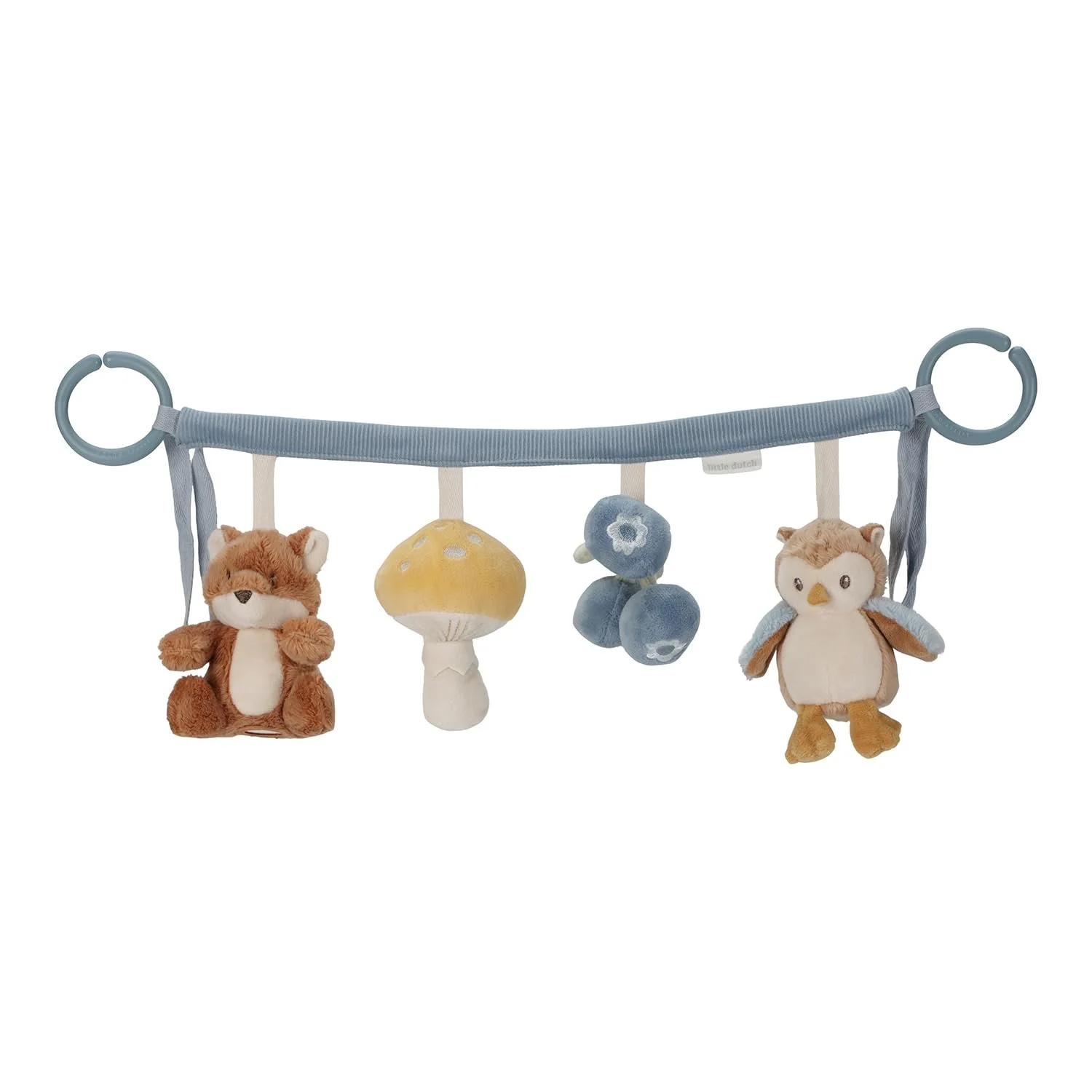 Підвіска на візок Little Dutch Forest Friends Blue, фото №1