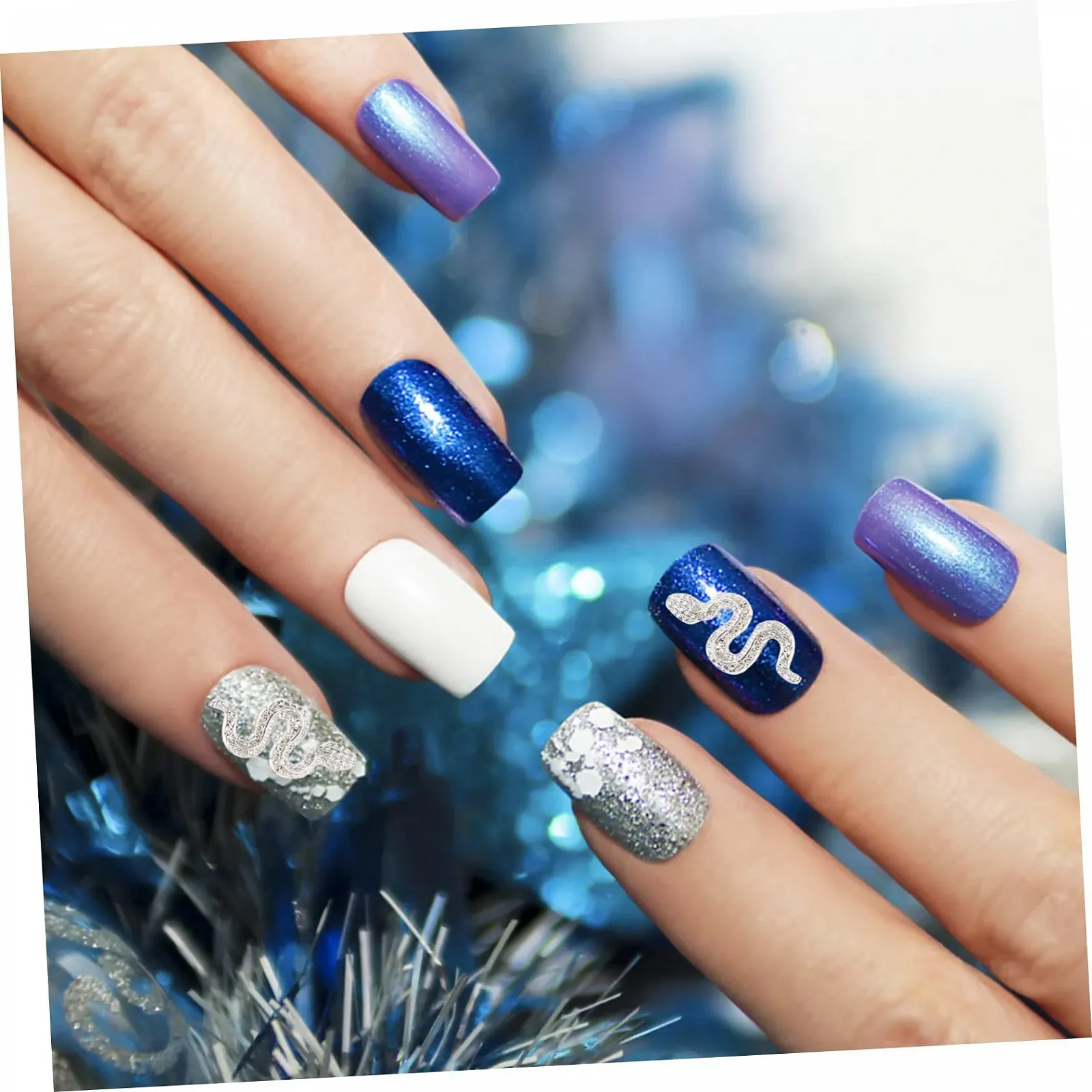 Прикраса для нігтів змія FOMIYES, маленькі, фото №5