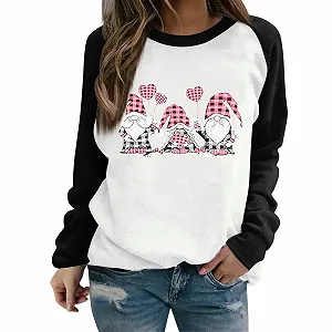 Женская Толстовка Nuaoxyeu C Винтажным Принтом Больших Размеров - Фото 1