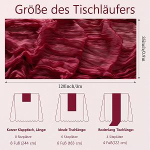 Набір доріжок на стіл Boho Cheesecloth Rustic 90 x 300 см (3 шт.) synthetic.ua - Фото 1