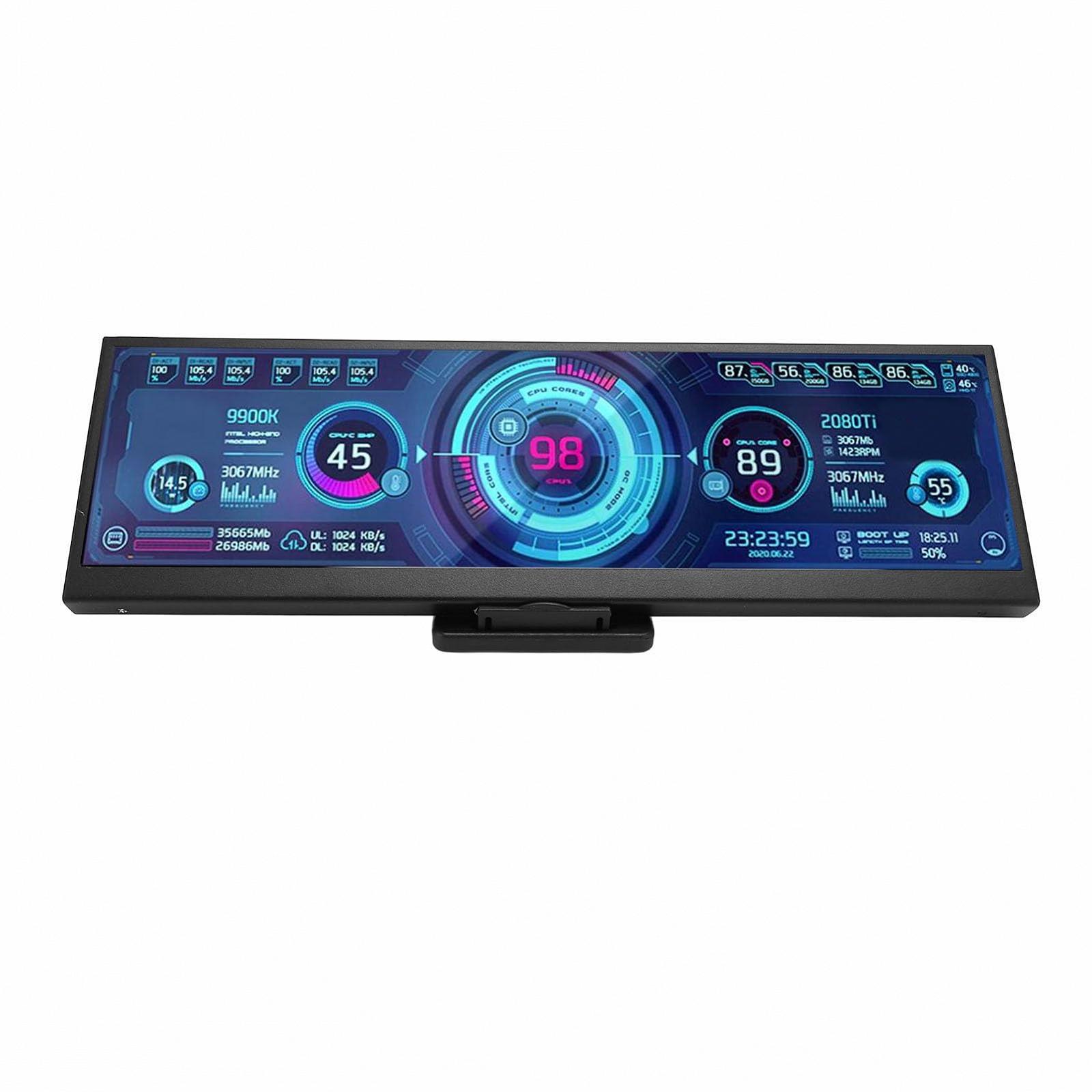 Монітор Qtniue FHD IPS 12.6 дюймів 1920 x 550 60 Гц, фото №1
