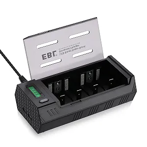 Зарядний пристрій Універсальний EBL 908 AA/AAA/Baby C/Mono D/9volt Block/NiMH/NiCD - Фото 1