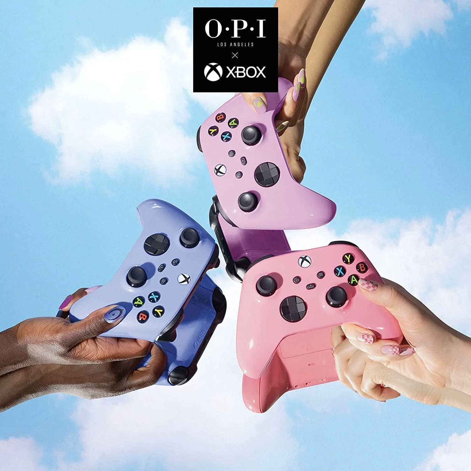 Гель-лак OPI XBOX Spring Collection You Had Me at Halo, галактический голубой, фото №3