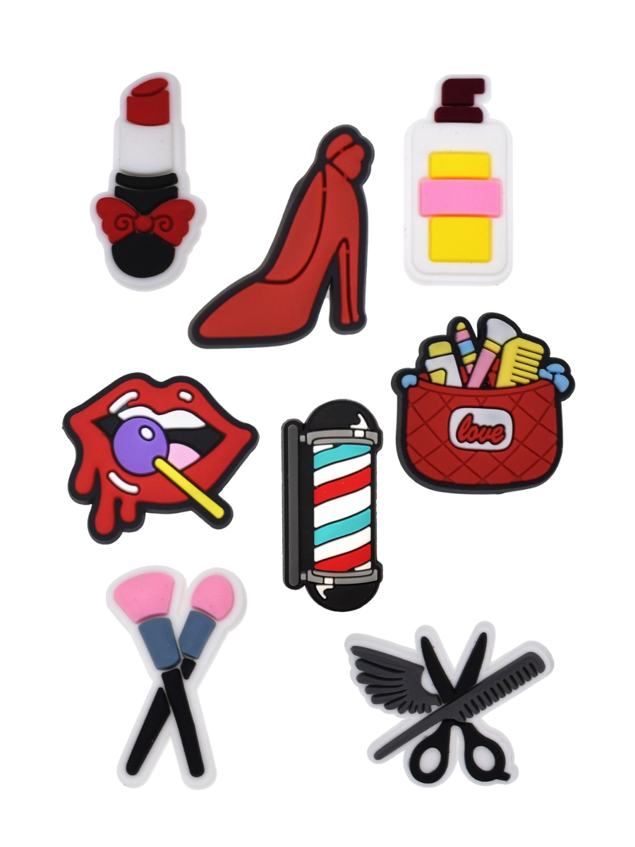 Джибитсы 8 шт, аксессуары для кроксов, фото №1