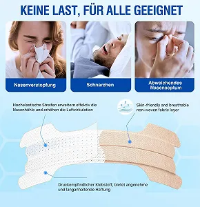 Пластыри от храпа, 50 шт, Сверхпрочные, Для лучшего дыхания во время занятий спортом и улучшения качества сна. synthetic.ua - Фото 1