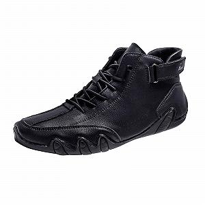 Мужские Ботинки Italian Handmade High Leather Демисезонные на шнуровке - Фото 1