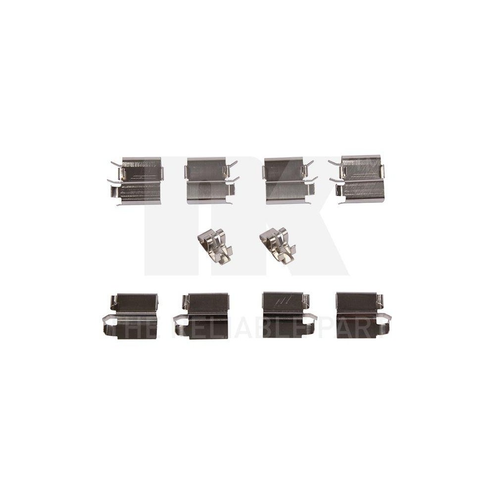 Комплект аксесуарів, гальмівні колодки NK 79301240 Передня вісь, фото №1 Комплект аксесуарів, гальмівні колодки NK 79301240 Передня вісь, фото №1