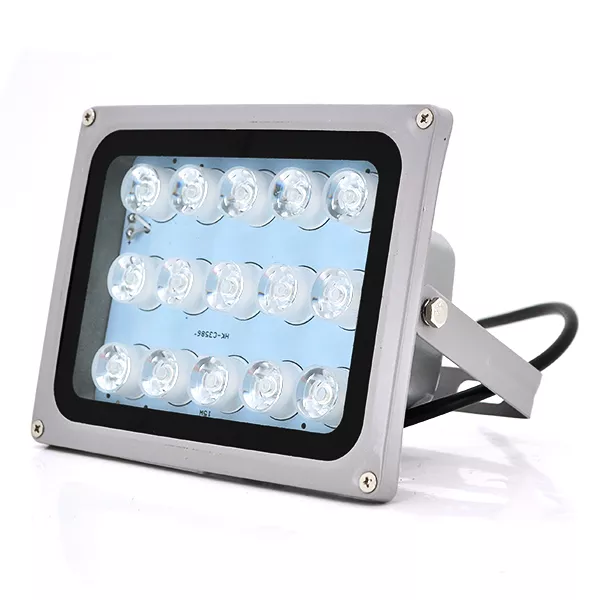 Прожектор спрямований з сутінковим датчиком YOSO 220V 15W 15LED IP66 кут огляду 60 дальність до 50м 180 115 140мм BOX, фото №1