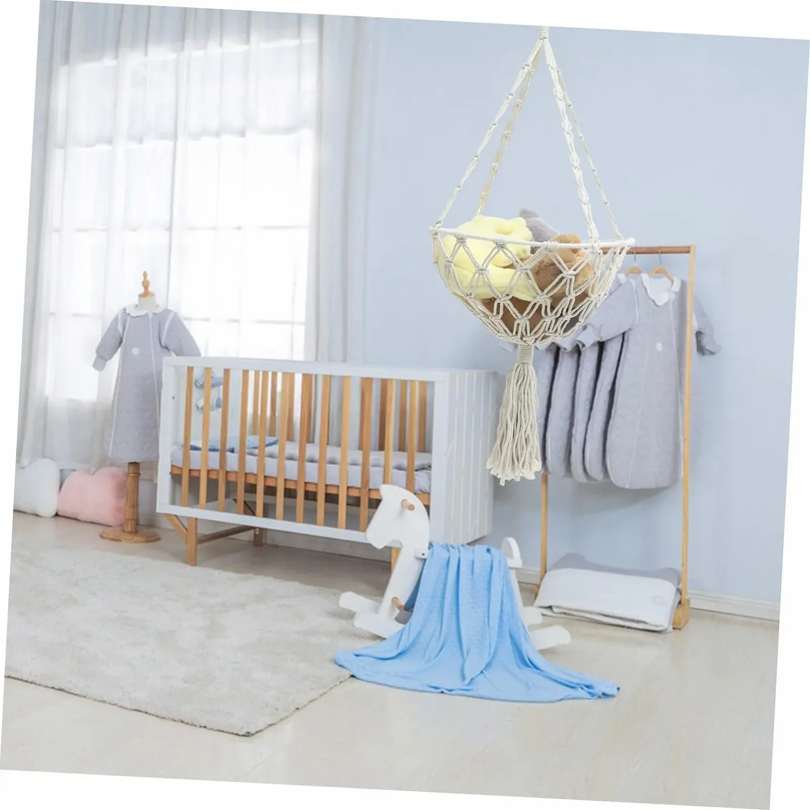 Підвіс для рослин HEMOTON бавовняний стельовий Макраме, фото №7 Підвіс для рослин HEMOTON бавовняний стельовий Макраме, фото №7