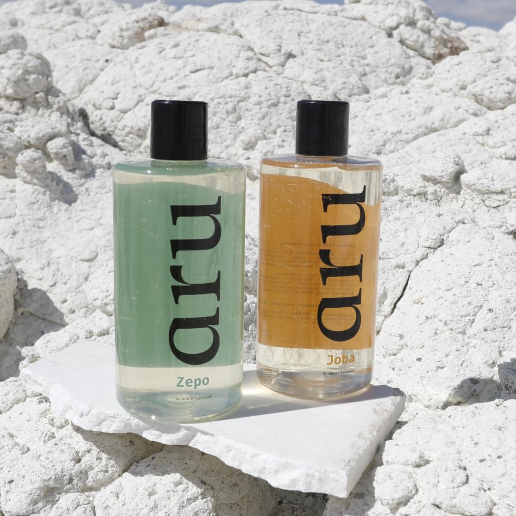 Шампунь aru Natural Volume для необработанных волос, мягко очищает, поддерживает жировой баланс, придает объем и блеск, травяная формула, 350 мл, фото №6