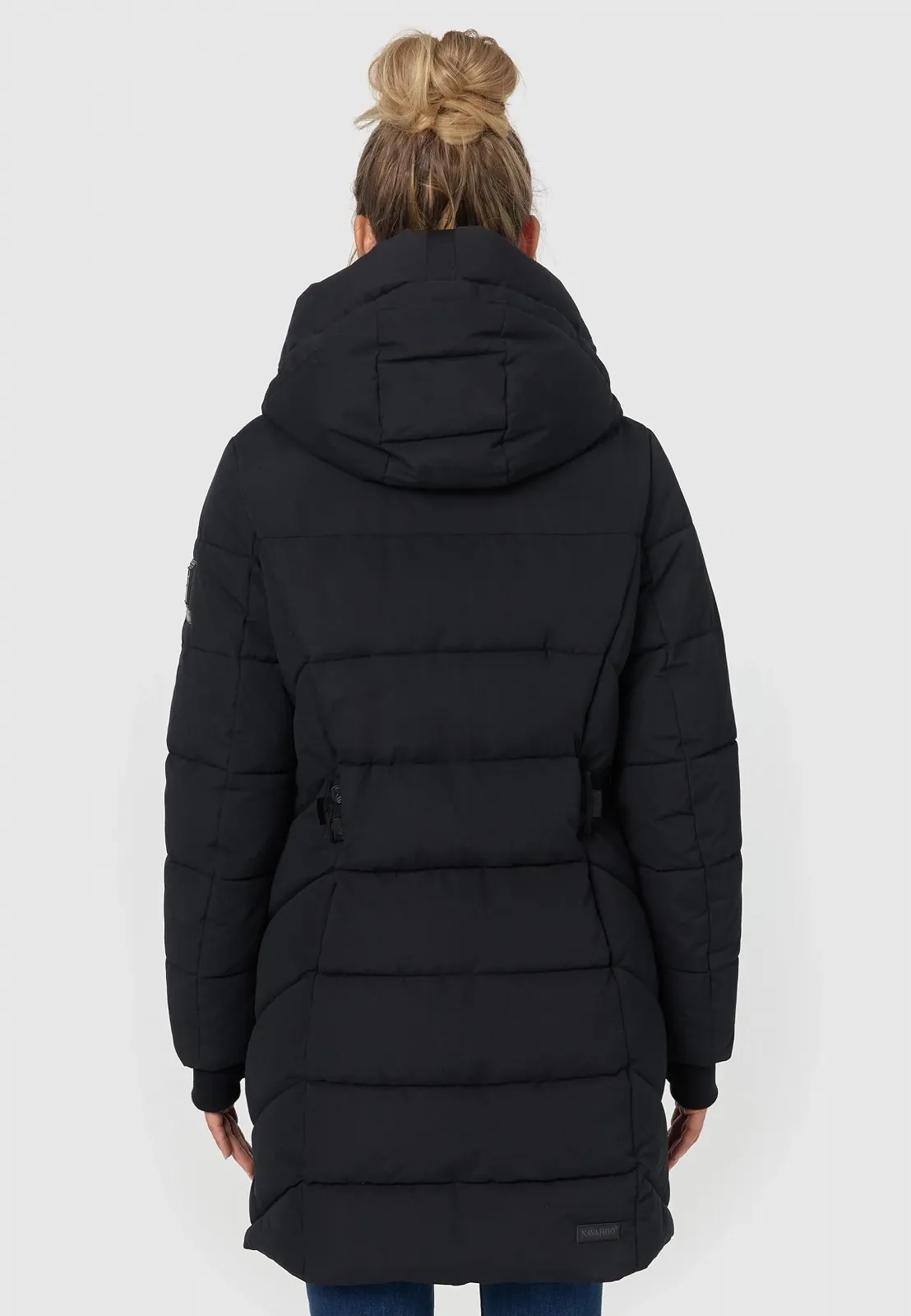 Пальто Navahoo Зимове Тепле стьобане довге з капюшоном і знімним флісовим коміром, фото №7