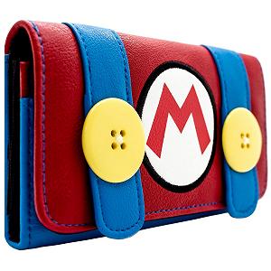 Кошелек Mario Party Classic Plumbers Outfit Bi-Fold с карманом для монет и держателем для карт Красный - Фото 1