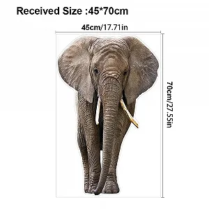 Наклейка на стену Elephant DIY Elephant для детской комнаты и гостиной synthetic.ua - Фото 1