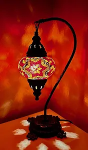 Настільна лампа Samarkand Lights Mosaic Table Lamp M Orange Star - Фото 1
