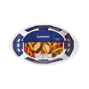 Форма для запікання Luminarc Smart Cuisine Carine P0887 опалове скло біла synthetic.ua - Фото 1
