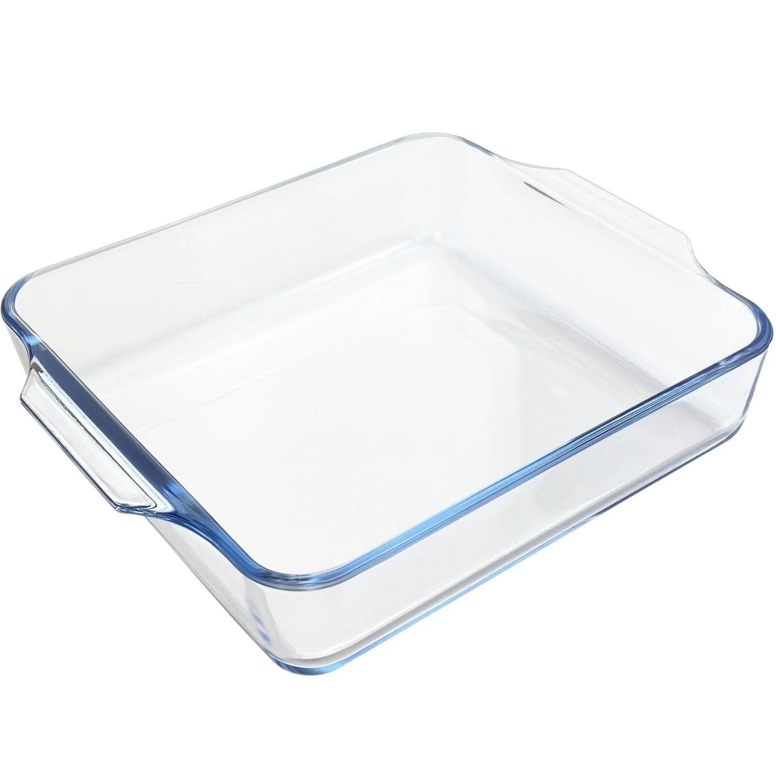 Форма для запекания Стеклянная квадратная Боросиликатное стекло 7.8 дюйма для духовки и аэрофритюрницы, фото №1