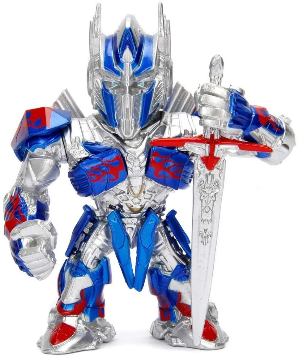Колекційна фігурка Jada Toys Transformers Optimus Prime 253111002 10 см лита Сріблястий/Синій, фото №1