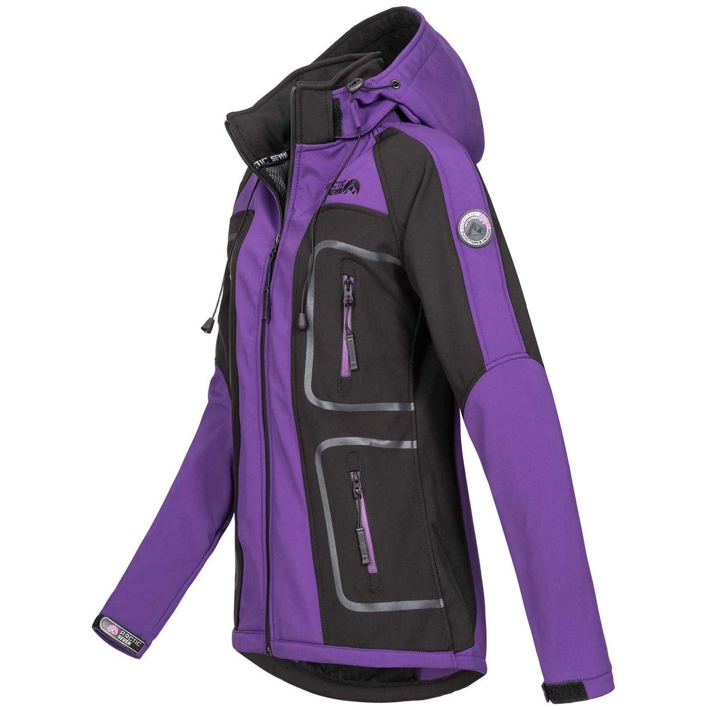 Жіноча куртка Softshell Arctic Seven AS181 Функціональна спортивна дощова куртка з капюшоном, фото №2