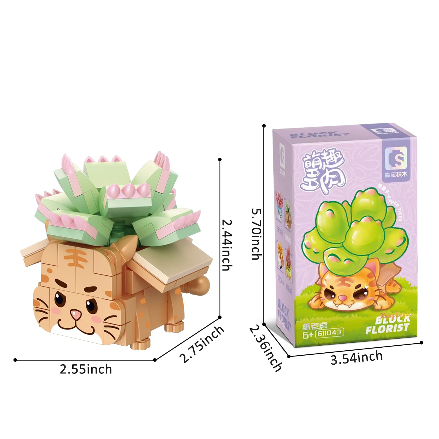 Конструктор MEIEST Mini Succulent Bonsai 6+, фото №6