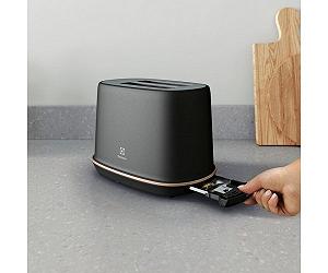 Electrolux Тостер 980Вт метал чорний synthetic.ua - Фото 1