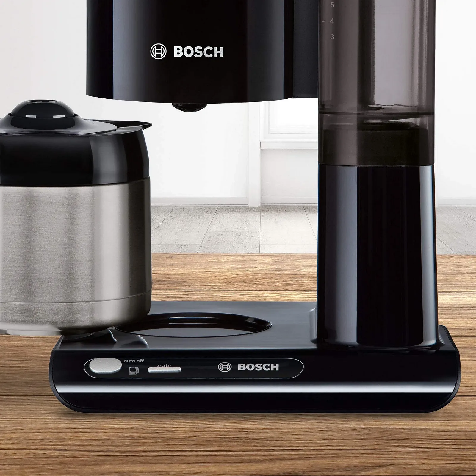 Капельная кофеварка Bosch Styline TKA8A053 1.1 л 1100 Вт Черный, фото №5