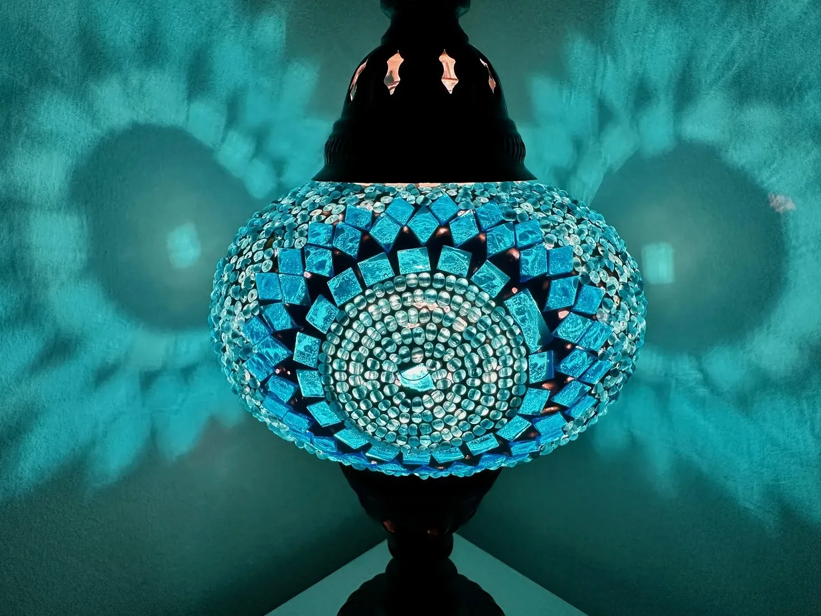 Настільна лампа Samarkand Lights L Мозаїчна Східна Бірюзова, фото №2