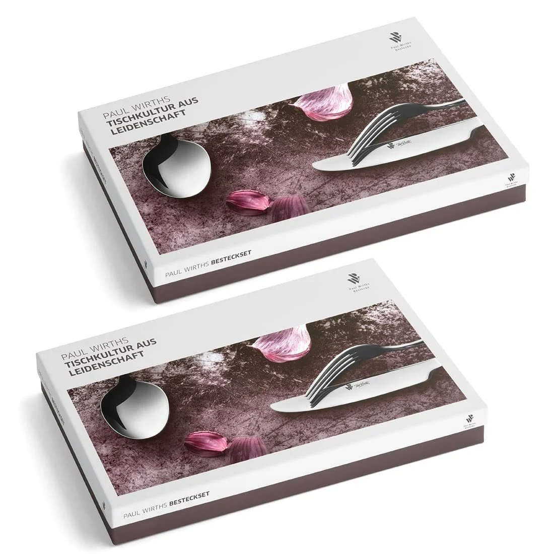 Набір столових приборів Paul Wirths Pure на 12 персон, 60 предметів, полірована нержавіюча сталь 18/10, фото №7