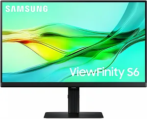 Монітор 24" Samsung ViewFinity S60UD 2K IPS 100 Гц Чорний - Фото 1