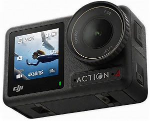 Екшн-камера DJI Osmo Action 4 Adventure Combo / 10Мп / 4К / 240fps / Wi-Fi / Bluetooth / Водонепроникна / Чорна - Фото 1