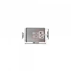 Конденсатор кондиціонера VAN WEZEL 82005373 *** IR PLUS *** для HYUNDAI - Фото 1