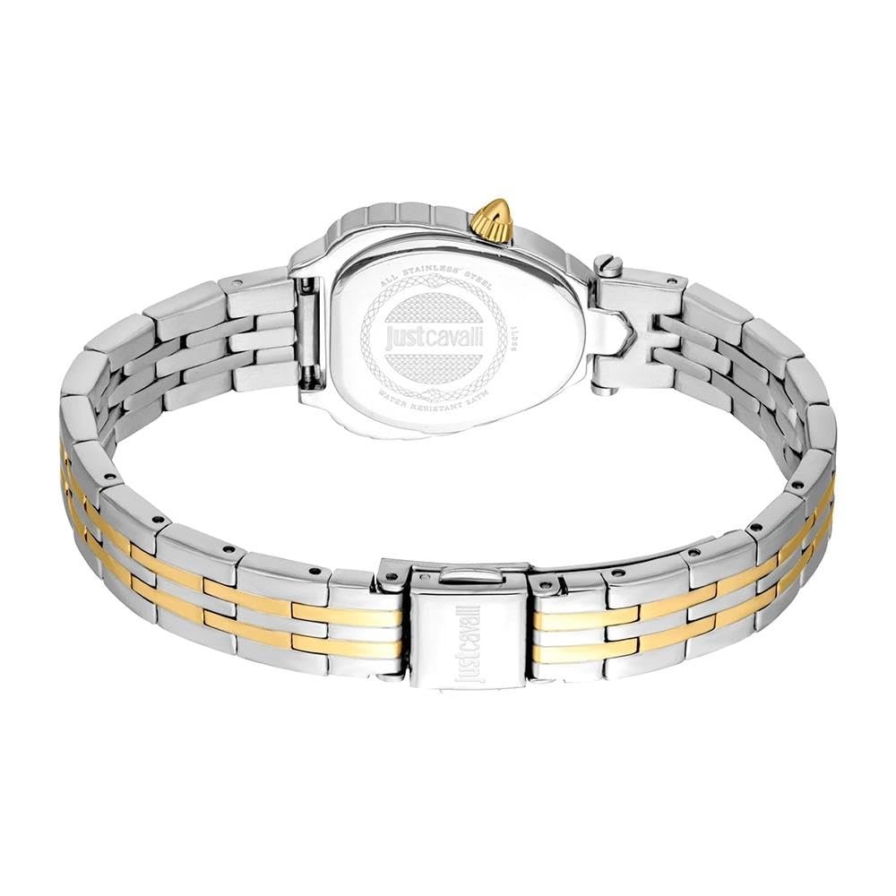 Женские аналоговые кварцевые часы Just Cavalli JC1L366M0075, серебристо-черные, фото №3