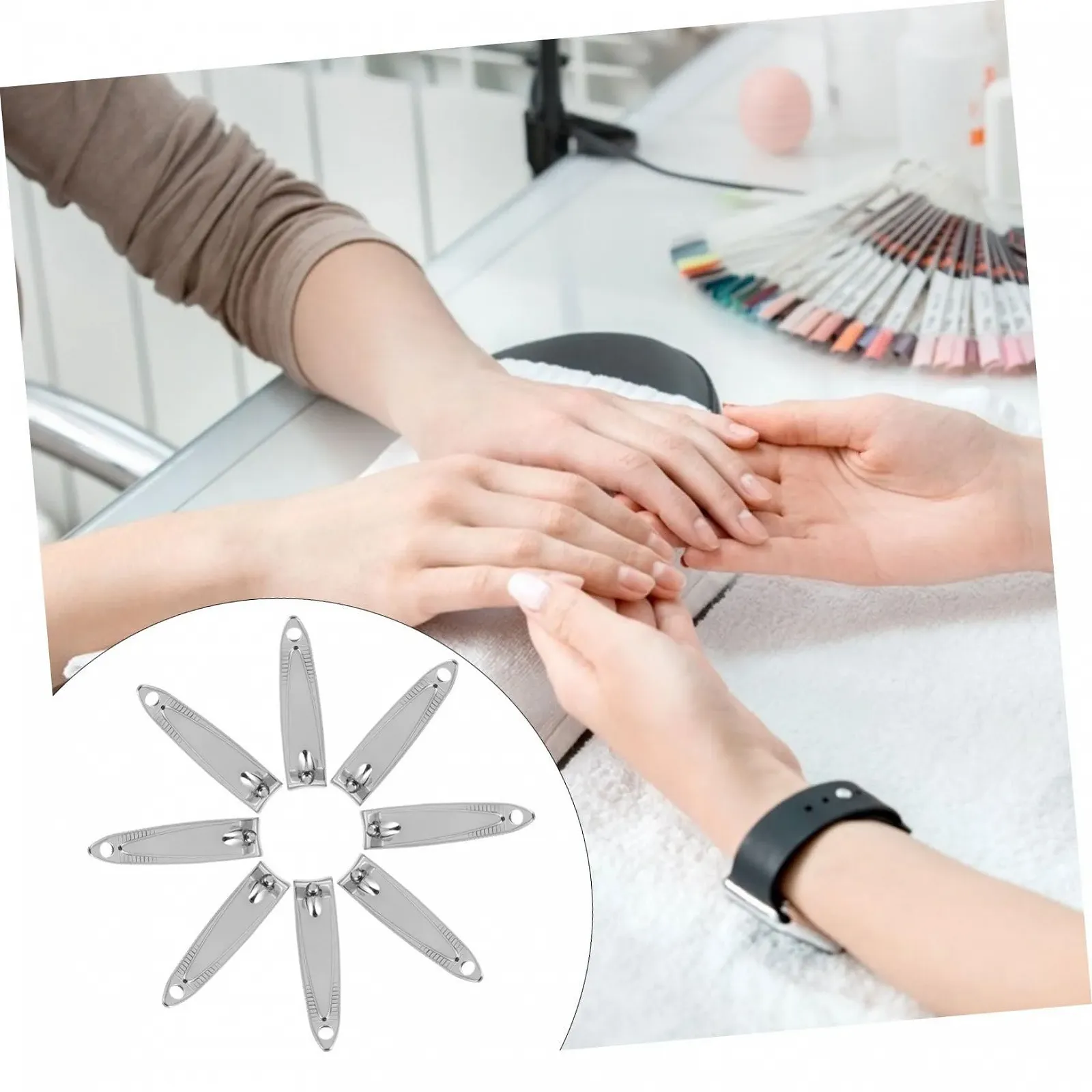 Набор кусачек для ногтей CALLARON 20 шт. Серебристый металл, фото №6 Набор кусачек для ногтей CALLARON 20 шт. Серебристый металл, фото №6