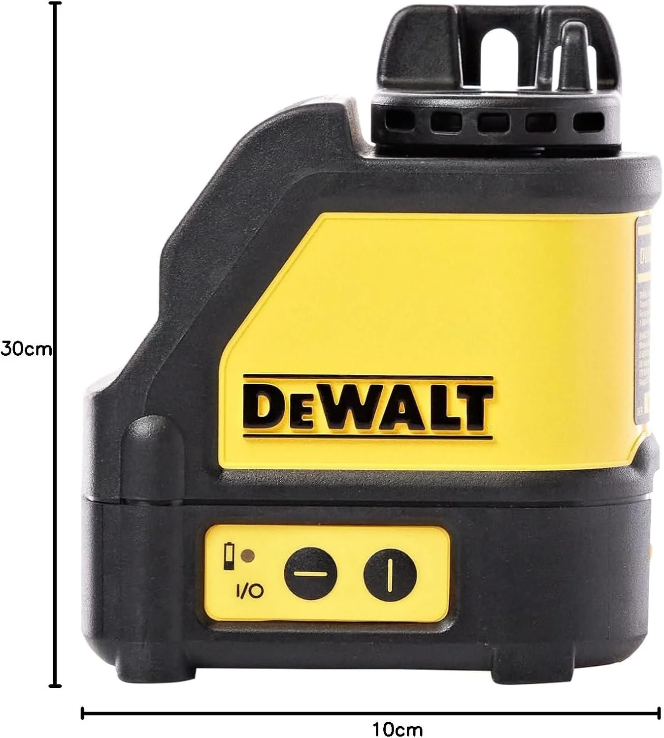 Лазерний рівень Dewalt DW088KTRI-XJ Чорно-жовтий, фото №3