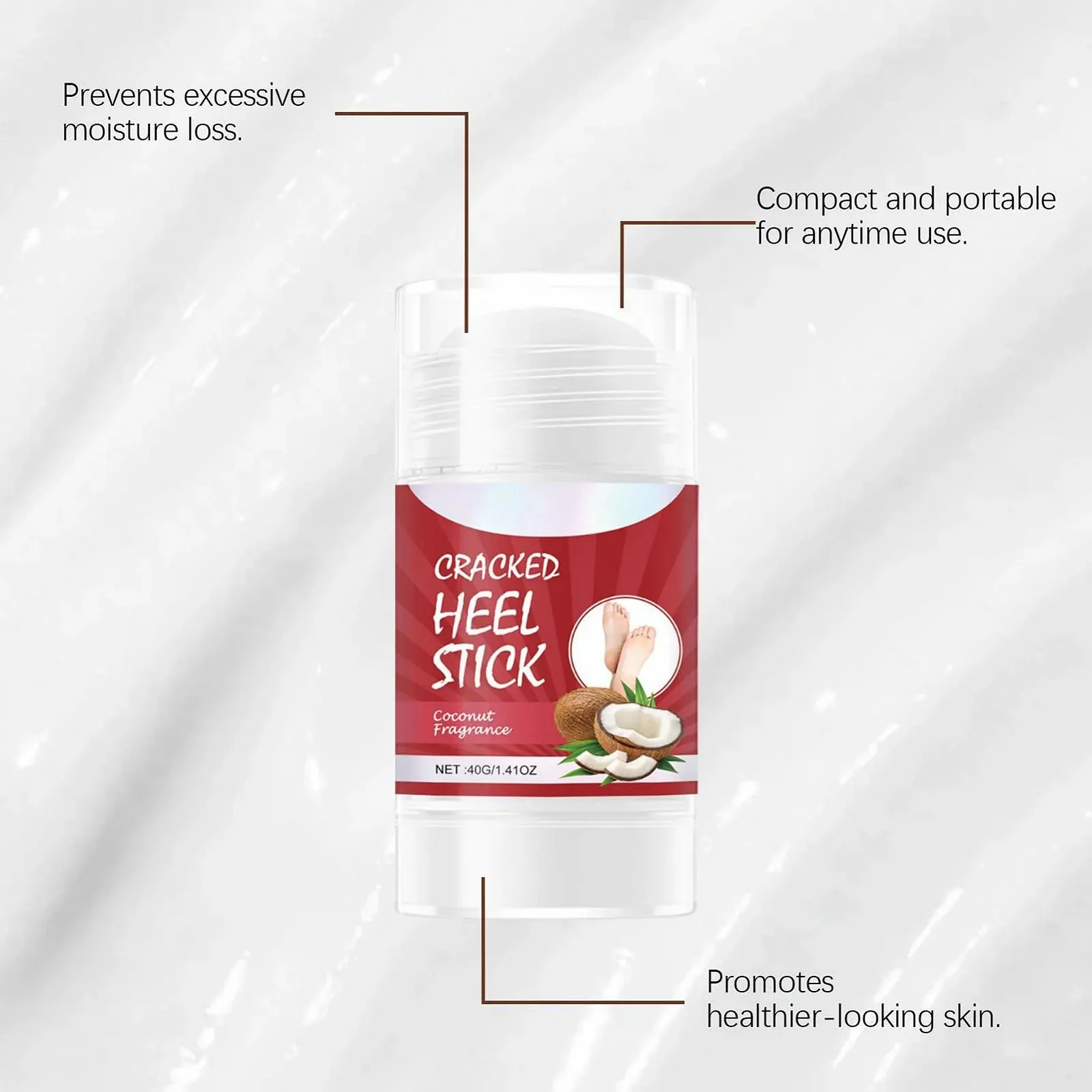 Стик-крем для ног Heel Moisturising Roll-On увлажняющий питательный для пяток, фото №5 Стик-крем для ног Heel Moisturising Roll-On увлажняющий питательный для пяток, фото №5