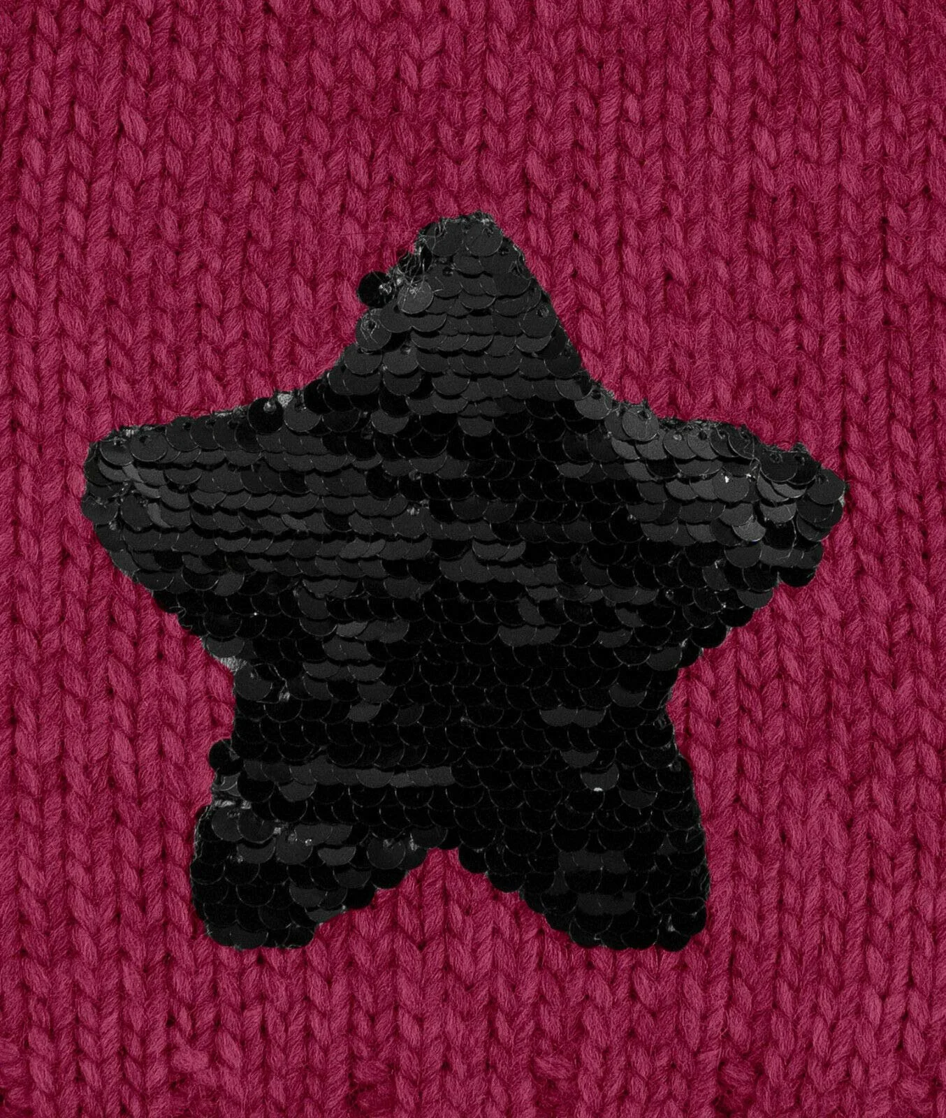 Шапка вязаная Döll Poodle с двухсторонними пайетками, фото №3