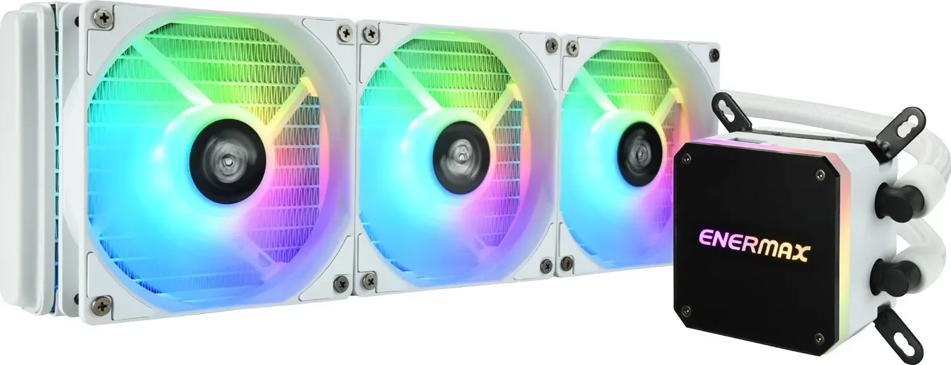 Система рідинного охолодження Enermax Liqmax III 360 ARGB White (ELC-LMT360-W-ARGB), фото №3