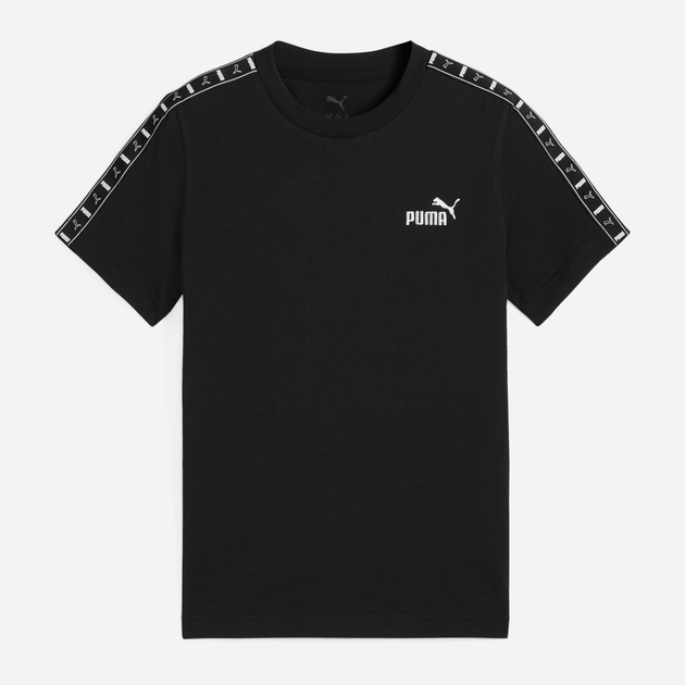 Футболка підліткова ESS TAPE Tee 68578001 Puma Чорний L, фото №4