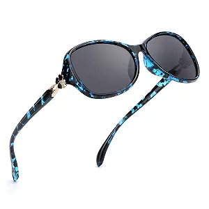 Поляризованные солнцезащитные очки женские FIMILU Большие UV400 защита - Фото 1