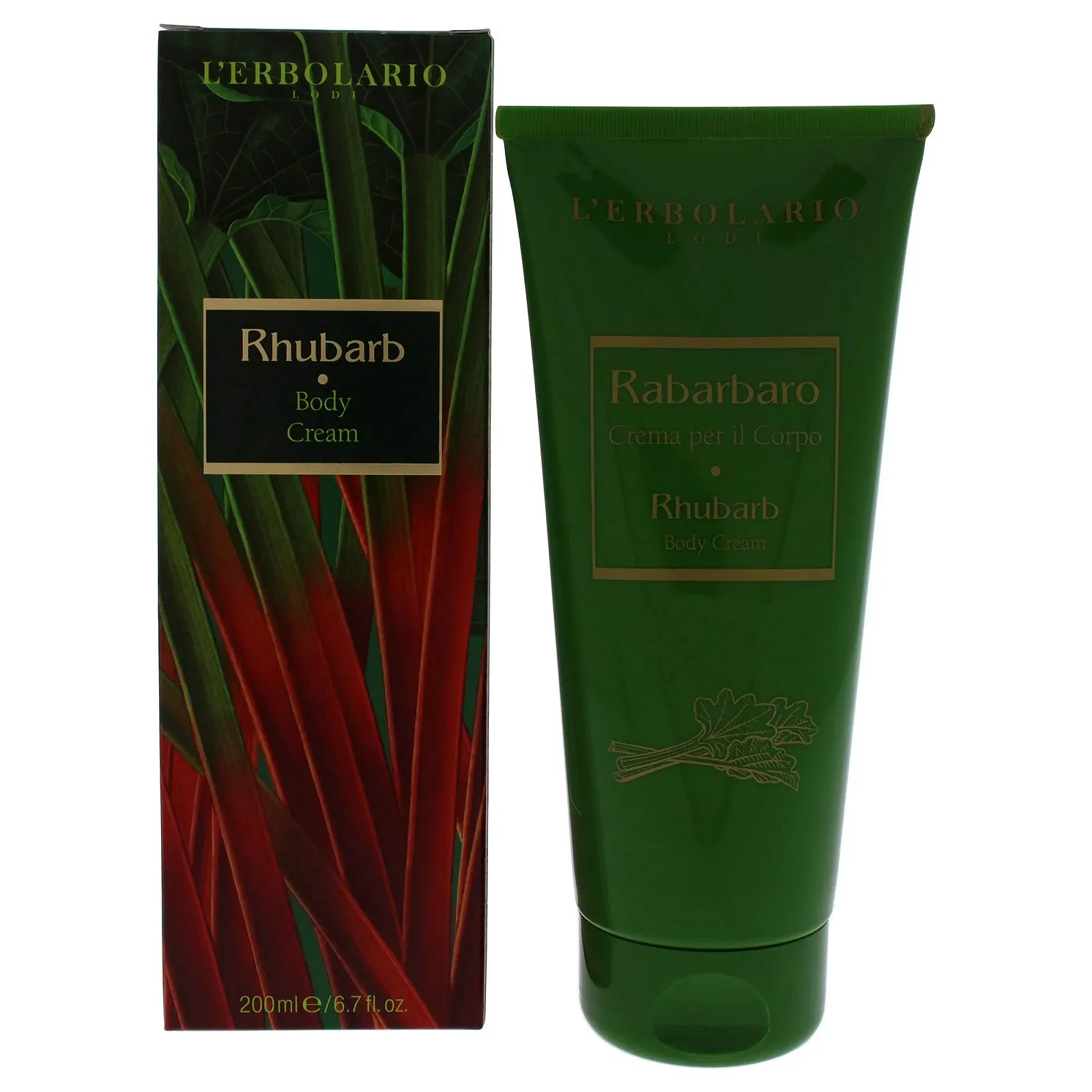 Крем для тіла L'Erbolario Rhubarb 200 мл, фото №1