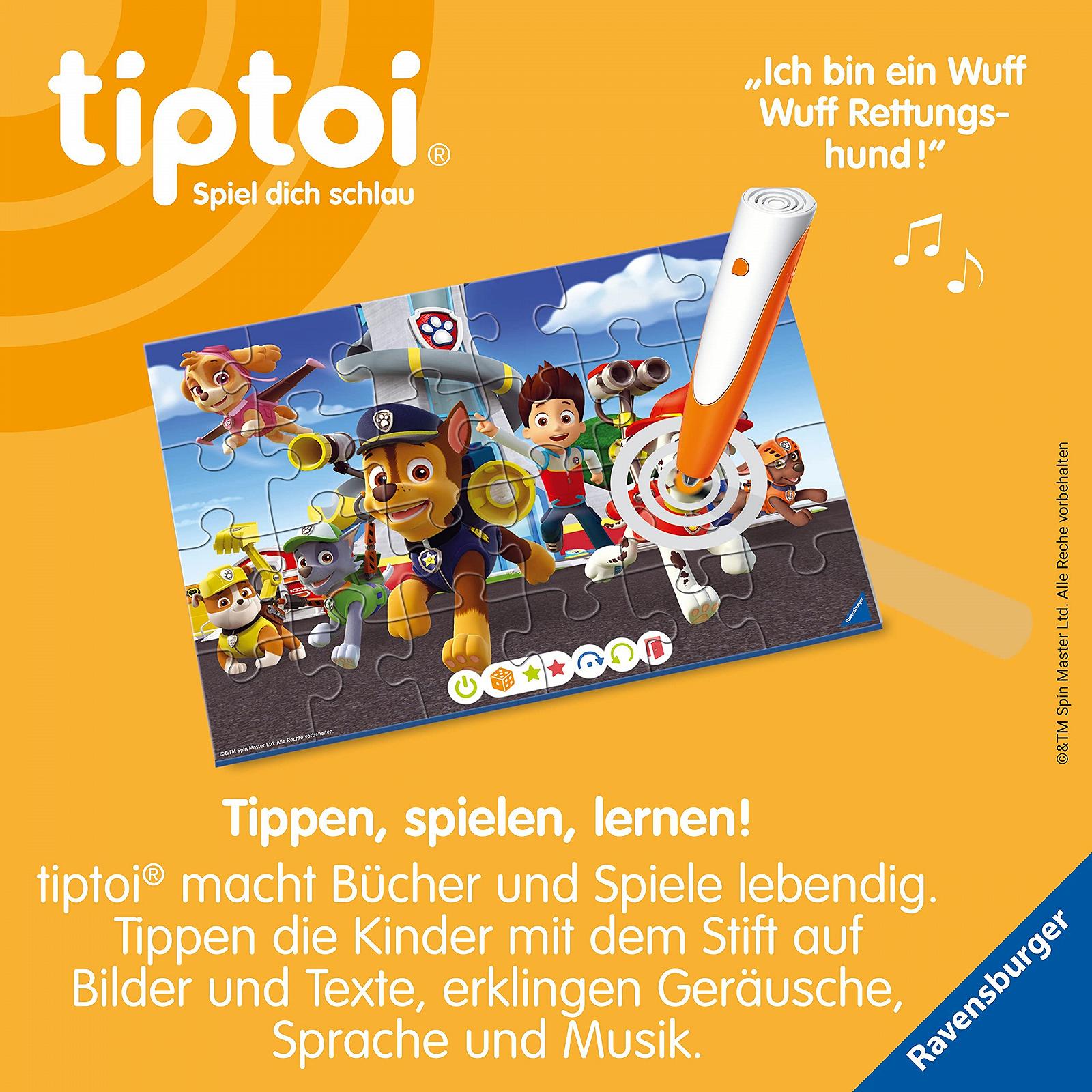 Пазл Ravensburger tiptoi 00135 Для маленьких исследователей: Щенячий патруль 2x24 элемента, фото №5