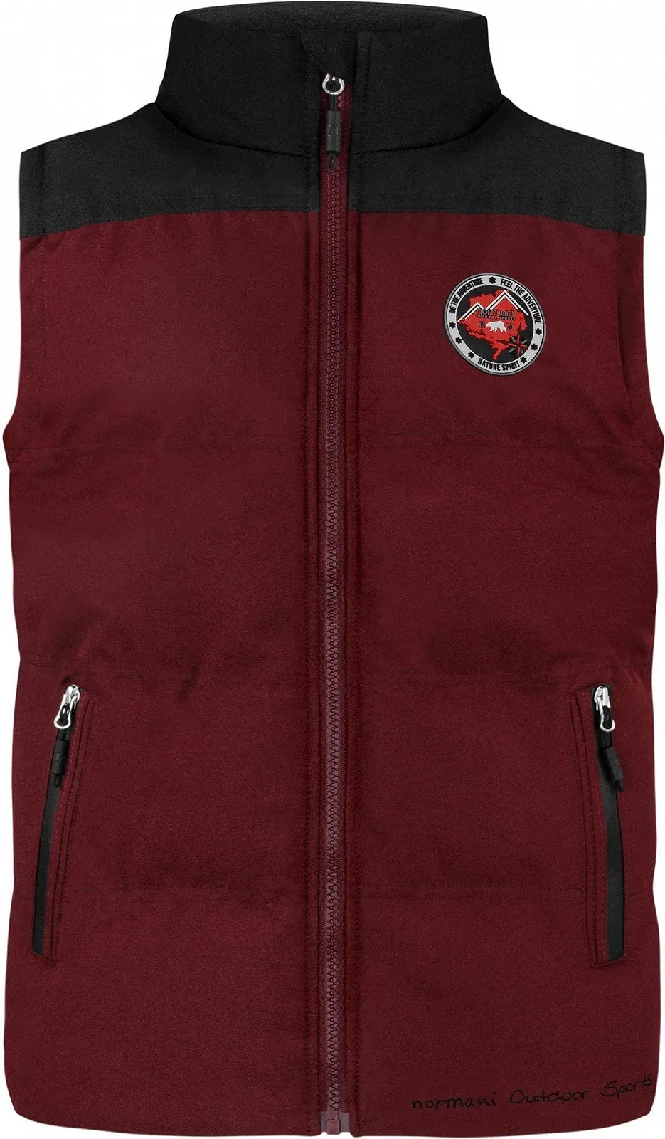 Дитячий зимовий жилет Normani стьобаний жилет перехідний жилет для хлопчиків жилет з капюшоном без рукавів з переробленого поліестеру, фото №1